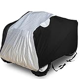 Tejido de alta calidad: Coverifica la funda ATV hecha de lujoso material Oxford 420D impermeable con revestimiento de poliuretano, que es impermeable, resistente al viento, a los rayos UV, a los arañazos y a la edad que otros tejidos Oxford 190D, 210D, 300D.
