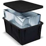 K3P Collection XX-Large Ice Block Mold for Cold Plunge Bath with Airtight Lid, Makes 12lb Large Ice Cubes