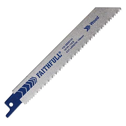 Faithfull SBS811H Sabre Saw Blades for Wood Cover