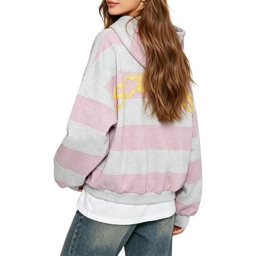 Image of Sweat Jacket Women's Hooded Jacket Hoodie Women's Pullover Hip Hop Tops Y2K Hooded Jacket Long Zip Everyday Leisure Long Sleeve Hooded Jacket Comfortable Sweat Jacket Oversize Zip Jogging Jacket, A 02