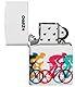 Zippo Sturmfeuerzeug - Bicycle Race, 540°, Color Image - Nachfüllbar - Wiederverwendbar - Windfestes Design - Geschenkbox - Made in USA