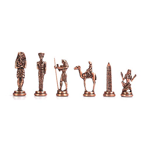 Egypt Pharaoh Juego de Ajedrez con Tablero de Madera Sólida 38 cm miniatura 4
