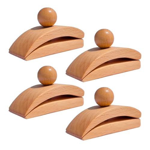 Wandteppichaufhänger 4 Stück Moderne Holzklammer für Wandtapezierung, Heimdekoration, Teppiche, Leinwand, Schlafzimmer, Wohnzimmer, Wohnung, Büro, Schlafsaal