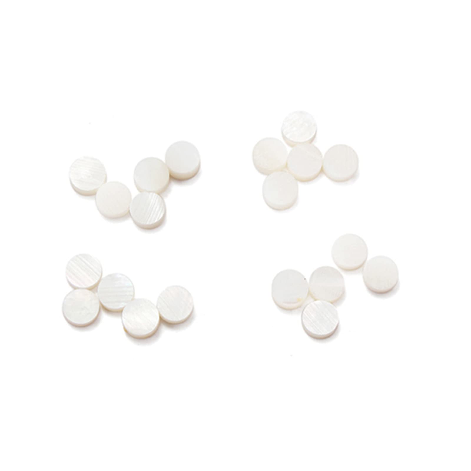 20 Pcs Guitar Fingerboard Markers Dots Abalone Shell Inlay Dots Position Marker For Ukulele Acoustic Guitar Fretboard