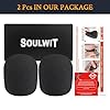 SOULWIT 2Pcs Microphones Pop Filter for RØDE(Rode) PodMic Cardioid Dynamic Broadcast, Protective Mic Cover Windscreen Foam - Black #2