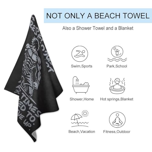 Serviette de plage à séchage rapide style spa et hôtel