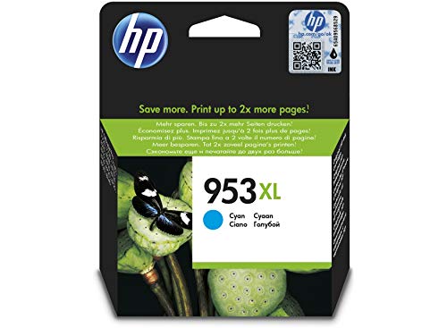 HP Ink Cartridges Brand Model Tintenpatrone NR.953XL/F6U16AE Cyan – F6U16AE