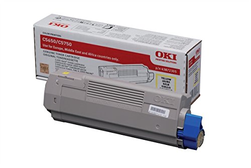Preisvergleich Produktbild Oki Original 43872305 / C5650, für C 5650 Series Premium Drucker-Kartusche, Gelb, 2000 Seiten