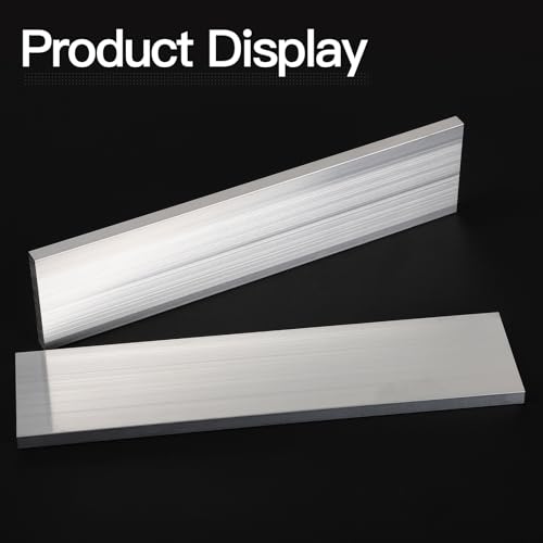 Image of 3 /8 inch (10mm) X 3 inch(75mm) Square Aluminum Flat Bar 12 inch Long, 2 Pieces 6061 General Purpose Plate T6511 Solid New Mill