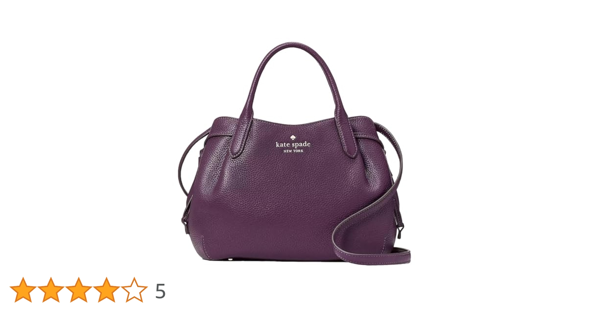 Kate Spade New York Women's Dumpling Pebbeled Leather Small