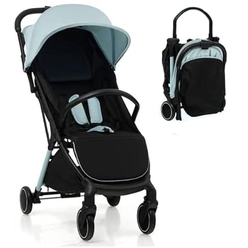 Maxmass Baby Stroller with Storage Basket and Canopy