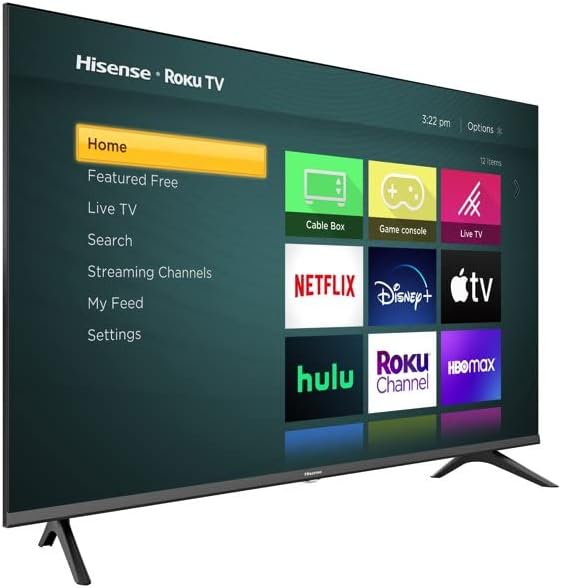 Hisense 32-Inch Class HD 720p Smart LED TV H4030F Series Motion Rate 120 Game Mode DTS TruSurround Sound Compatible with Alexa & Google Assistant 32H4030F3 (Renewed)