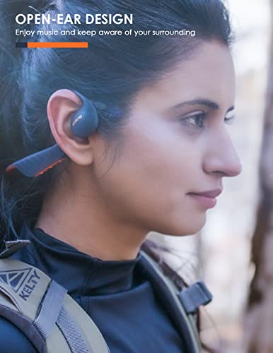 Image of Oraimo Open Ear Headphones, Wireless Earbuds for Android & iPhone, Open Ear Earbuds, Built-in Mic,Sweat /Splash Proof, 16 Hrs Music Play,