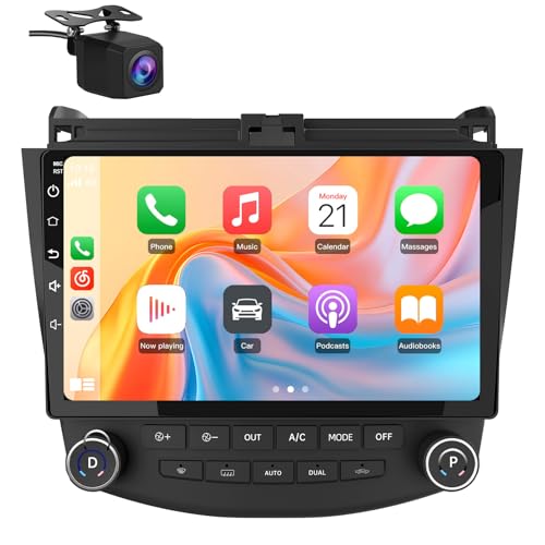[2GB+64GB] Car Radio Stereo Android 13 for Honda Accord 7th 2003 2004 2005 2006 2007 with CarPlay Android Auto