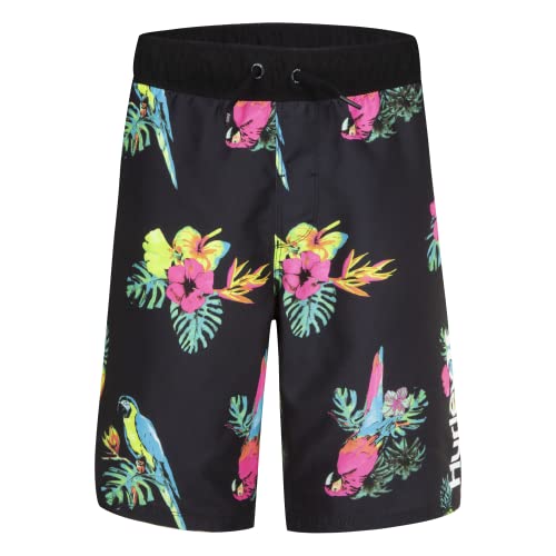 100% poliestere Nike Hrlb Parrot Floral Pull Swm, Pantaloncini Da Board Bambini E Ragazzi, Cremisi, 4 anni