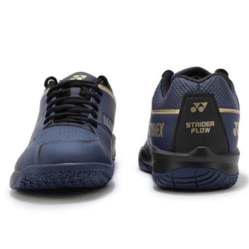 Image of YONEX POWER CUSHION SHB STRIDER FLOW 1 SHOES | Ideal For Badminton,Squash,Table Tennis,Volleyball | Non-Marking Sole |POWER CUSHION |Lateral Shell|Ergoshape|Round Sole|RADIAL BLADE SOLE|One Piece Outsole|