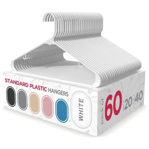 Sharpty Plastic Hangers - 60 Pack Cover
