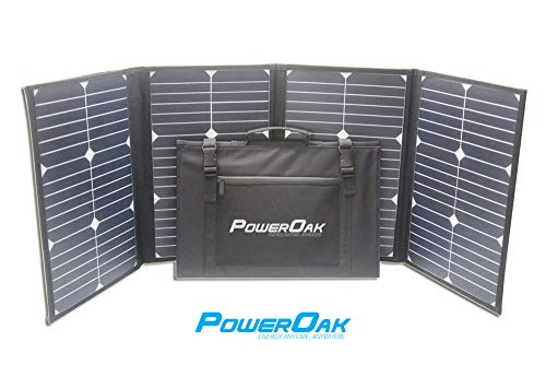 S80 PowerOak Panneau Solaire Portable 80 W/18 V