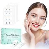 Neck Tape Lifting Invisible, Face Lift Tape Instant Facelift Under Makeup, V Edge Patches Skin Lifter Tapes for Turkey Neck, Loose Sagging Skin, Wrinkle, Jowl, Eye, Double Chin (1 Count (Pack of 200))