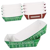 FRCOLOR 20 Stück Teiliges Fußball Papier Schalen für Snacks Einweg Bowls für Hot Dogs Chips Süßigkeiten Partyzubehör für Sportevents und Fußballfeiern und Vielseitig Einsetzbar