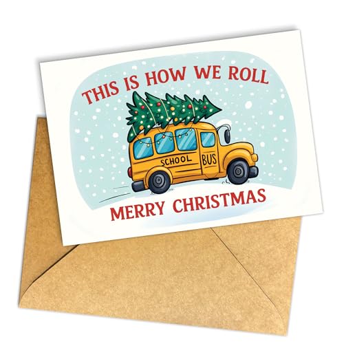 (5.3 x 8C`) This Is How We Roll Merry ChristmasJ[hAʔXN[oXzf[O[eBOAtAoX̉^]AX^bt̂킢NX}XJ[hANtgt̂j̓~̃V[(Xmas 6