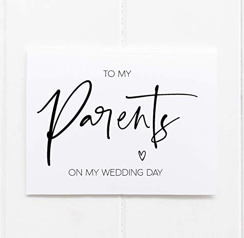To-My-Parents-Wedding-Day-Card-Mom-and-Dad-of-the-Bride-and-Groom-Gift To My Parents Wedding Day Card Mom and Dad of the Bride and Groom Gift