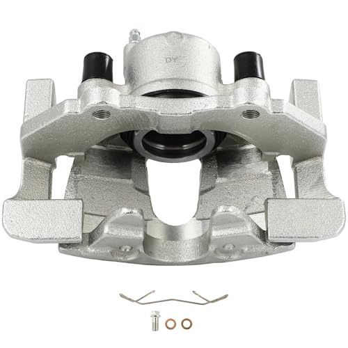 Image of 19B2942E Front Left Disc Brake Caliper Assembly w /Bracket