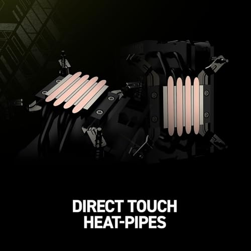 Image of MSI MAG COREFROZR AA13 - ARGB CPU Air Cooler - LGA 1700 /1851 / AM5 /AM4 Compatible - 120mm ARGB PWM Fan - Direct Touch Heat-Pipes - Pre-Applied Thermal Paste - Black