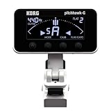 Afinador de pinza para guitarra y bajo Korg PitchHawk AW-3G WH. Se coloca directamente en la pala del instrumento. Modos de afinación dedicados para guitarra, bajo y afinaciones abiertas. Alta precisión y sensitividad. La pinza de nuevo diseño facilita una colocación fácil y firme. Display grande de alta visibilidad. Escala: 12 notas temperadmento igual. Rangos de afinación: Cromático, A0 (27.50 Hz) - C8 (4,186 Hz); Guitarra, B1 flat5 (46.25 Hz) - E4 capo7 (493.88 Hz); Bajo, B0 flat5 (23.12