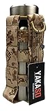 YAKASO Tactical Water Bottle Pouch of Weave Design, MOLLE Bottle Holder Kettle Pouches Hydration...
