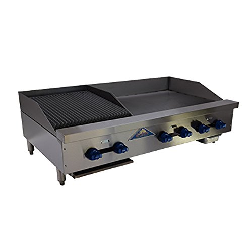 Comstock Castle FHP48-30-1.5LB Gas Lava Char Broiler & Griddle Combo Unit