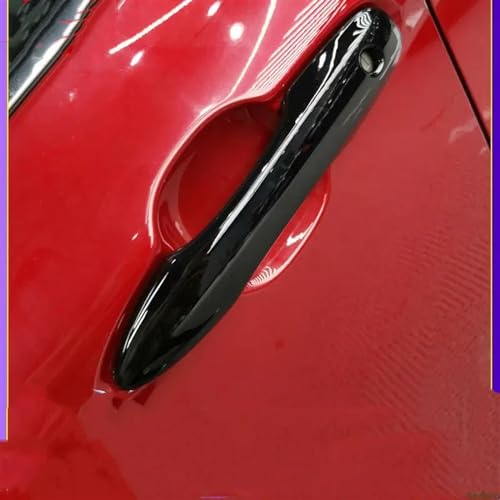 Accesorios de pomo de puerta para coche Toyota Corolla Auris E210 2019-2022 protector negro 2