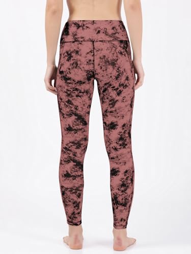 Image of Mehrang Women's Printed Gym wear /Active Wear Tights Strechable Leggings with Breathable Mesh and Side Pockets