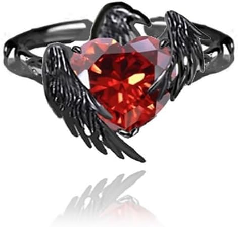 Image of figurine 3Pcs Gothic Rings, Rings for Man, Gothic Jewellery for Men and Women, Dark Aesthetic Rings for Daily Goth Fashion and Music Events