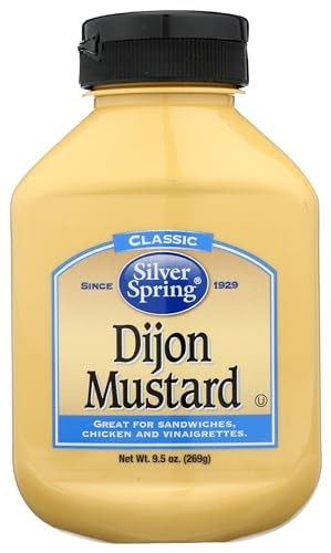 Silver Spring Classic Dijon Mustard, Kosher, Gluten Free, 9.5 Ounce