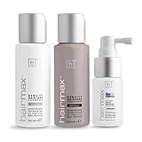 Hairmax Density Hair Care Set - For Thinning Hair - Invigorating Shampoo, Conditioner & Hair Booster - For Men & Women - 2 Bottles (2 fl oz) & 1 Bottle (1 fl oz)