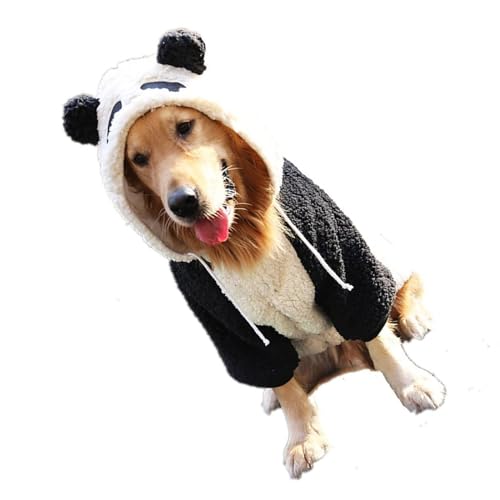 可愛い 犬服 秋冬用 ドックウェア パーカー フード付き ふわふわ 犬用コスチューム パンダ トラに変身 暖かい 防寒 人気 ファッション 着物 中型犬 大型犬 おもしろい お散歩お出かけ コスプレ ハロウィーン クリスマス お正月 犬洋服 仮装