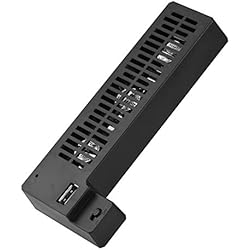 Ventilador 20 Ventilador de refrigeración USB, ventilador de refrigeración de consola de juegos, sistema de refrigeración para Xbox One X, ventilador de refrigeración externo USB con reducción de calor portátil mon