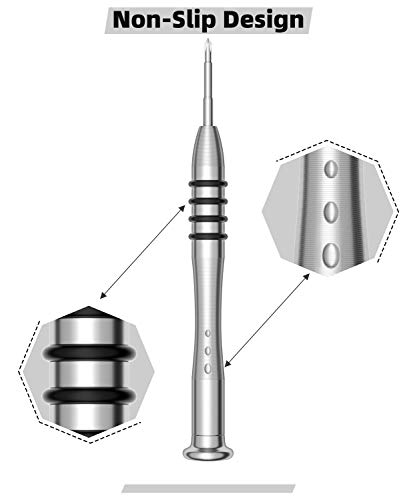 QNINE Screwdriver Set for Apple MacBook Pro Retina 13/15 inch, Include Pentalobe 5, T5, T6, Phillips, Tri-Wing Screwdriver Repair Tools Kit for MacBook Air 11/13 inch