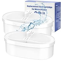 2 Pcs Replacement Water Filter for Waterdrop WD-PF-01A Plus, NSF Certified, Water Filter Cartridges Compatible with All Waterdrop Pitcher Filtration System, Reducing Chlorine, Impurities and Metals
