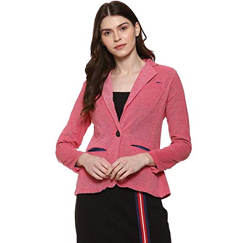 pinacolada Solid Single Breasted Casual Women Full Sleeve Blazer (Red)(AZW119BZR_BLAZERBT_W_PLN_PH_AZ_XL)-picture-17