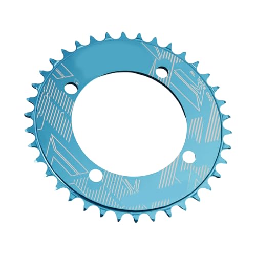 Bicycles 104BCD Crank Narrow Wide Chainring 32T/34T/36T/38T Aluminum Alloys Bike Round Cycling Tooth Chainwheel Parts Bicycles C