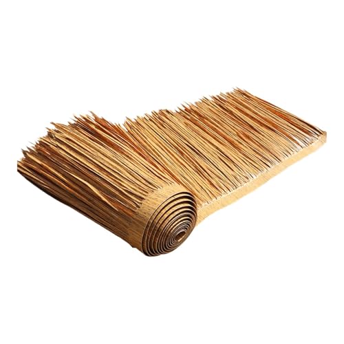 Milageto Pabellón de Techo de Paja de Techo de Paja con Artificial, simulación de múltiples usos de Uso de un Refugio de área escénica para jardín al Aire