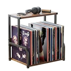 Vinyl Record Storage, Space Saving Record Holder for 12 Inch Albums, Album Vinyl Record Holder Organizes & Protects Your Collection - Les Beatles, Paul McCartney, John Lennon, RIngo Starr, George Harrison