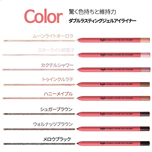 Delineador Gel Double Lasting Mellow Black miniatura 4