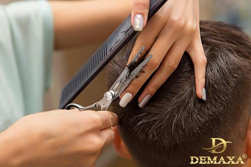 Image of DEMAXA 6.5 inch Premium Hair Scissors Professionally Sharp Barber Shears - High Carbon Steel Hair Cutting Scissors with Smooth Sharp Edge Blades - Hair Trimming Shears for women Salon & Personal Use