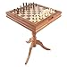 Game Table - Reversible Tabletop with Chess and Backgammon Gameboards - Game Room Furniture by Trademark Games