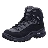 LOWA Damen RENEGADE WARM GTX MID Ws Winterstiefel, Schwarz/Grau, Gr. 39,5