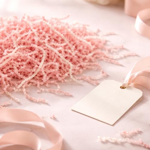Image of WANNA PARTY Shredded Gift Filler for Boxes & Hampers, Decorative Packing Grass for Gifting & Craft, Cushion Filler for Gift Basket & Packaging Decoration, 30 Grams