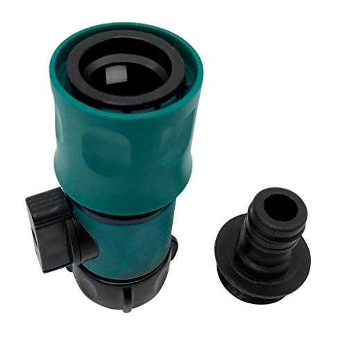 Plastic Garden Hose Quick Connect With Shutoff Valve Set Male And Female, 3/4” Quick Connectors With Valve For Water Hose Coupling, Quick Release Kit Hose Fittings And Adapters (5 Sets/ 10 Pc) #TOP6